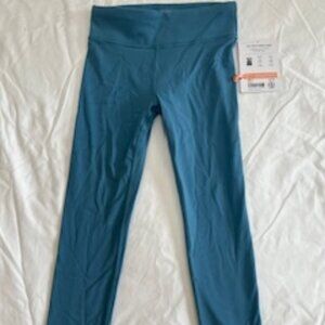 Athleta Girl, S (7) blue leggings NWT